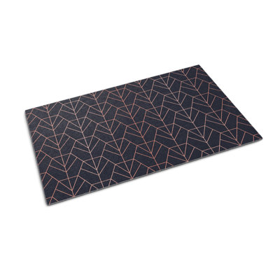 Non-Slip Geometric Outdoor Doormat