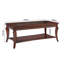 Traditional Coffee Table With Curved Legs-633500971