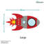 Flying Rocket Wall Stickers-369720980-369720978