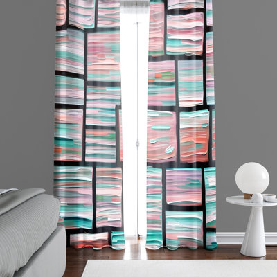 Barwen Semi Sheer Curtain Pair