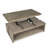 Rectangular Lift Top Storage Cocktail Table With Casters