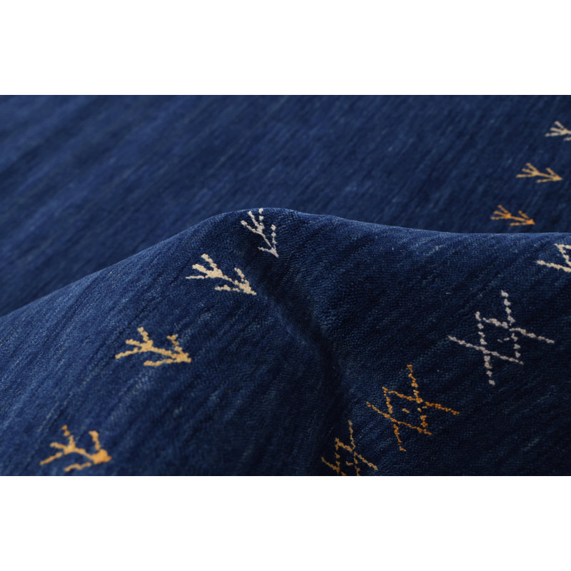 Kashkuli Gabbeh Blue Rug 5'5" x 7'8"