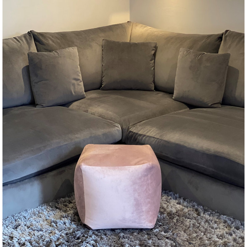 Velvet Refillable Classic Bean Bag, Lilac