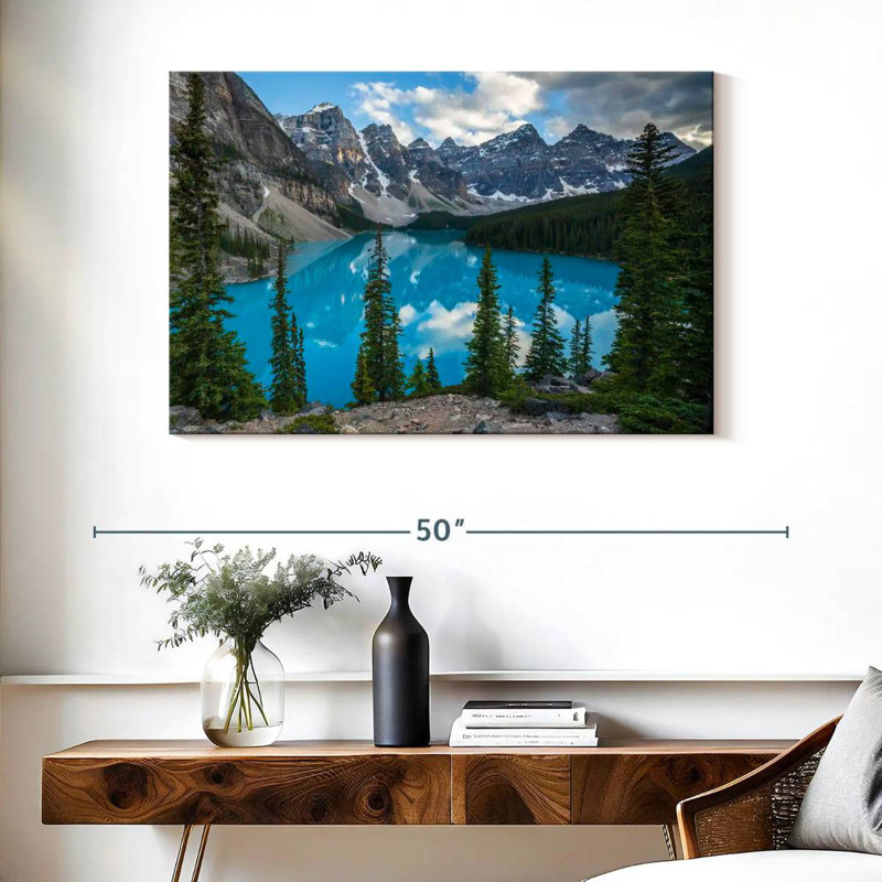 Alvord Scenic Moraine Lakeside Mountains, H 26 po x l 39 po
