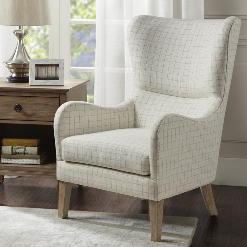 Fauteuil à oreilles de l 27,5 po Arshveer, Lin