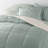 7-Piece Reversible Bedding Bundle - Solid Comforter and Patterned Sheet Set-99311804-99311801