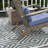 Chair With , Outdoor Pleased Lounge Cushions, High-Back, Spacious Seat & For Patio, Garden, Gray Patio , Comfortable In Gray. Wide Seat, , All-Weather Proof, Deck, Backyard, Front Yard