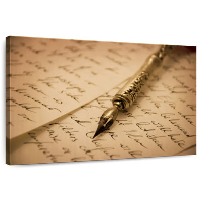 Écriture de lettre antique Senne
