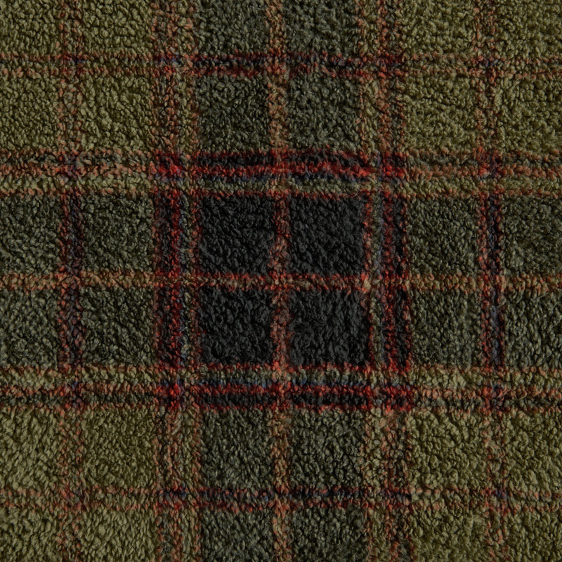 Eddie Bauer Printed Reversible Throw Blanket, Broken Branch Plaid Grey