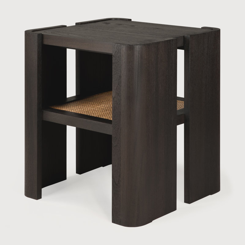 Panel Solid Wood End Table