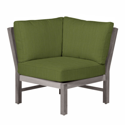 Fauteuil d'angle modulaire Club Teak - Huître