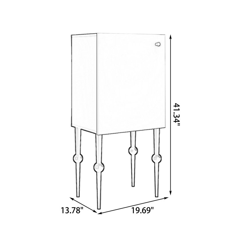 Console rectangulaire en bois manufacturé, Blanc