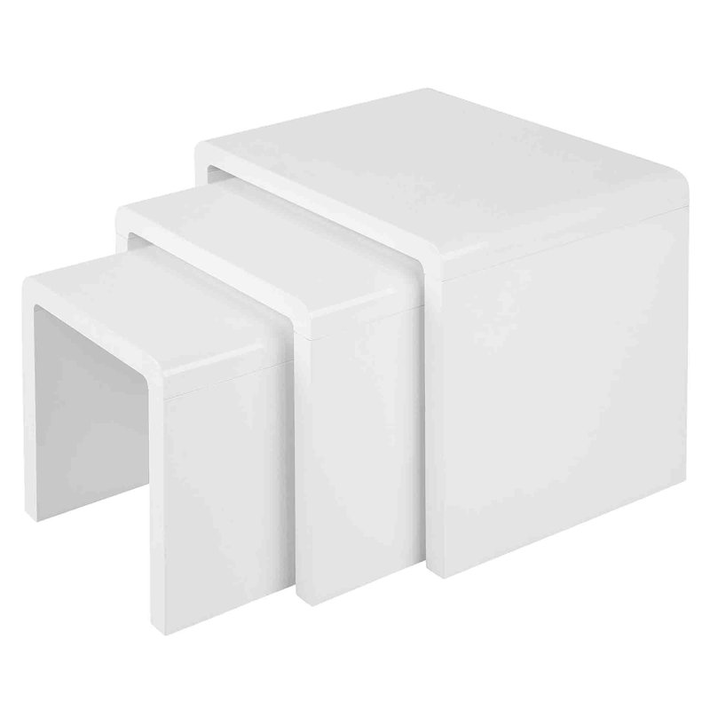 Rahsaun Coffee Table, White