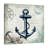 'Seaside Postcard Anchor' by Tre Sorelle Studios Graphic Art Print on Wrapped Canvas-803553228