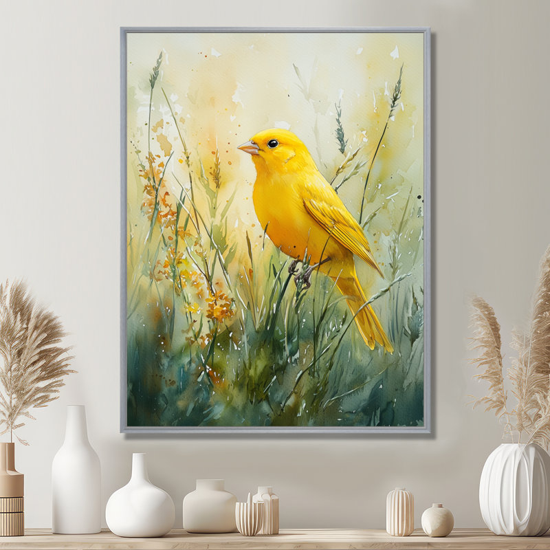 Britton - animaux, impressions sur toile, Argent argent, H 40 po x l 30 po, Impression encadrée flottante