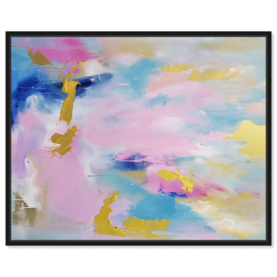 «Joyful Expressionism Canvas», art abstrait coloré vif par Art Remedy