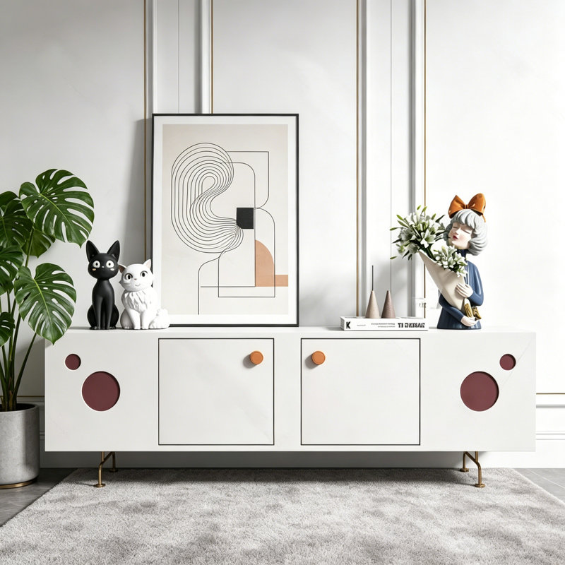 Meuble télé simple, léger, créatif et luxueux