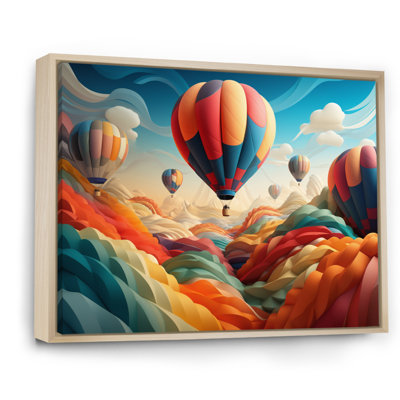 " Red Hot Air Ballon I "