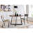 Carpi Round Metal Base Dining Table-592364007-592364024