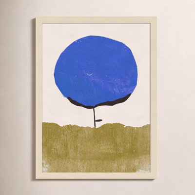 Blue Flower Print by Alisa Galitsyna