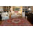Khrystopher Distressed Saeeda Red Rug