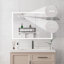 Armoire à pharmacie de salle de bain avec lumières, armoire à pharmacie à DEL avec miroir, armoire d'appoint-1217872139