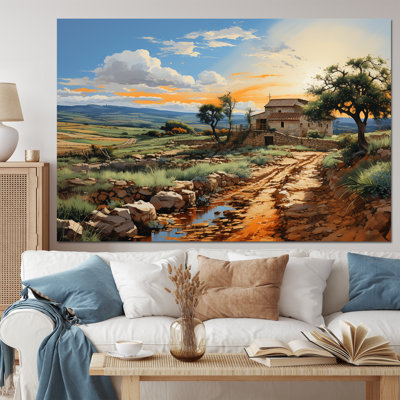 Italy Sicilian Countryside I - Landscapes Wall Decor