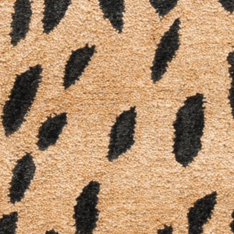 Breanna Hand Tufted Wool Animal Print Indoor Rug, Square 8'