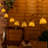 White Rope Wicker Basket 10 X Battery Operated Out 240cm LED Battery Powered 10 - Bulb Novelty String Light