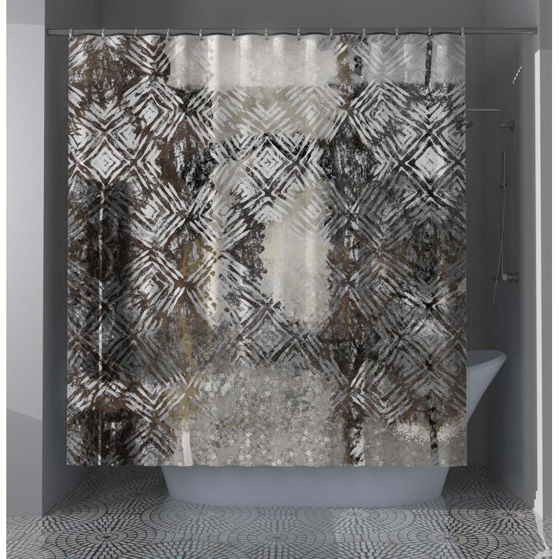 Abstract Shower Curtain