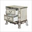 Table de chevet traditionnelle avec 2 tiroirs-409330029