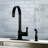 Kingston Brass Continental Single-Handle 2-Hole Deck Mount Kitchen Faucet with Side Sprayer-21066703