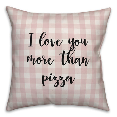 Coussin i love you more-pizza Festus