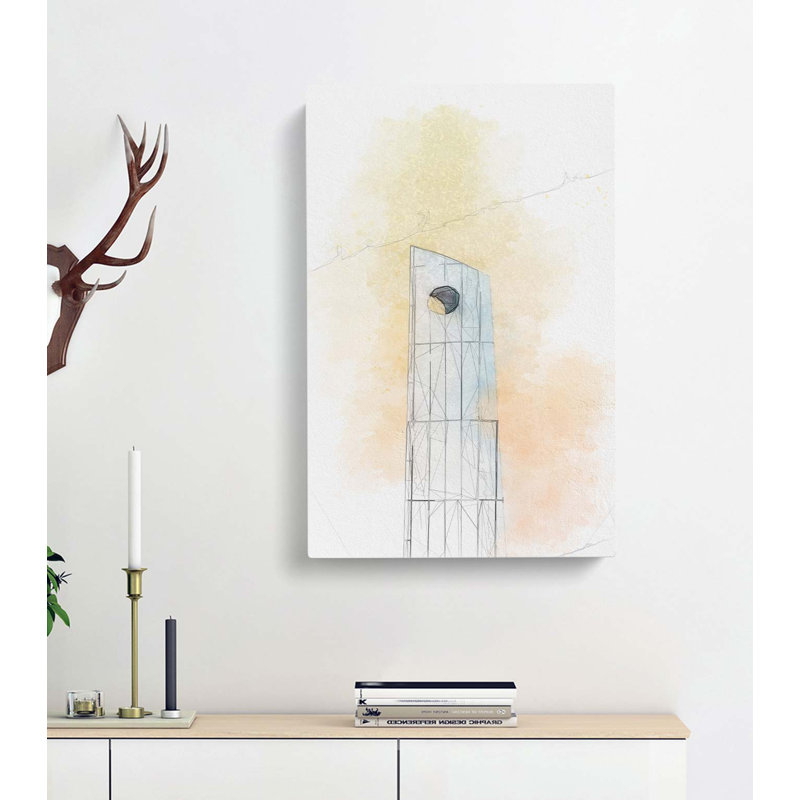 Sketching the Architecture Vol.30 - Wrapped Canvas Drawing - Wrapped Canvas, 76cm H x 50cm W x 3cm D