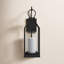 Lanterne murale d'extérieur 1 lumière Savoy House Hamilton en noir mat-1952129246