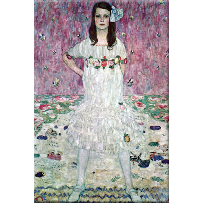«Eugenia Primavesi» par Gustav Klimt - reproduction, H 36 po x l 24 po x P 1,5 po
