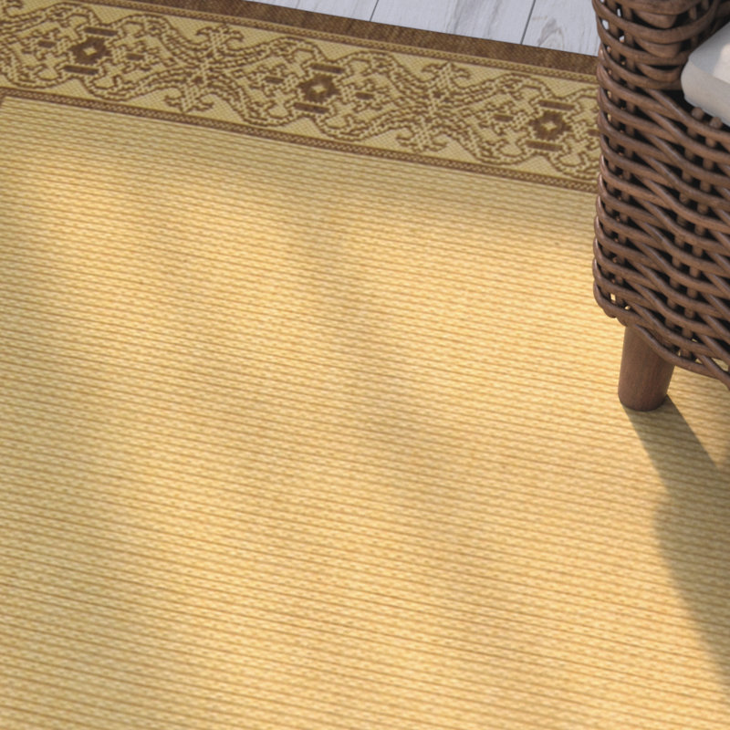 Tapis oriental intérieur / extérieur Herefordshire Performance, Rectangle 5 pi 3 po x 7 pi 7 po