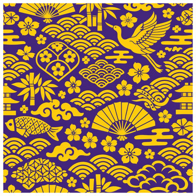 Japanese Crane Pattern Comforter