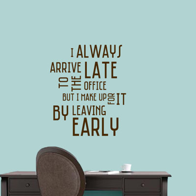 Text & Numbers Non-Wall Damaging Wall Decal