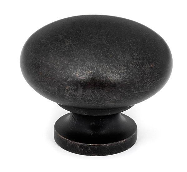 Mushroom Knob, 1.25" H x 1.5" W x 1.5" D, Barcelona