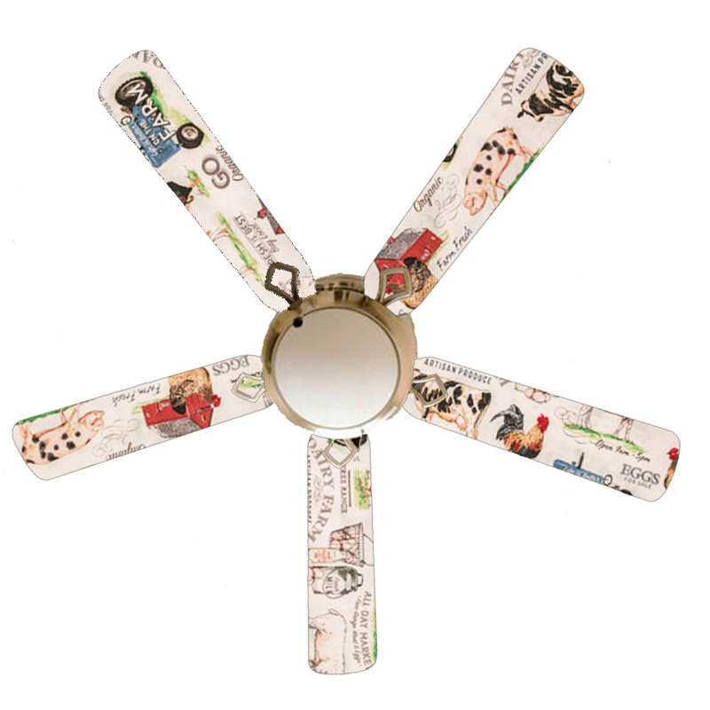 Ventilateur de plafond 5 pales 52 "