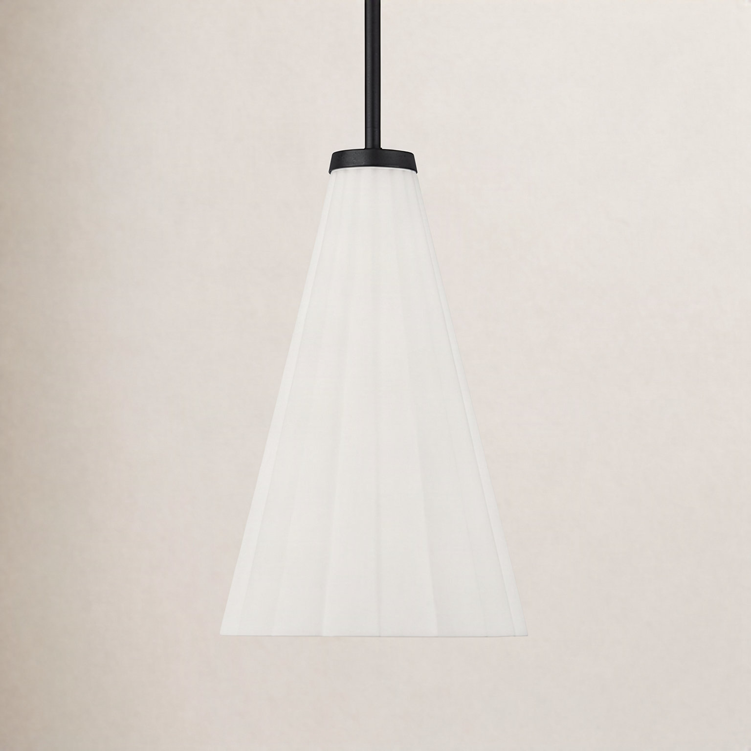 Keili Single Light Pendant, Matte Black