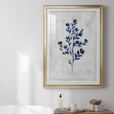Wild Indigo II, reproduction encadrée de qualité supérieure - prête à être accrochée