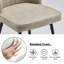 Konate Upholstered Counter Stool with Metal Frame-527978123