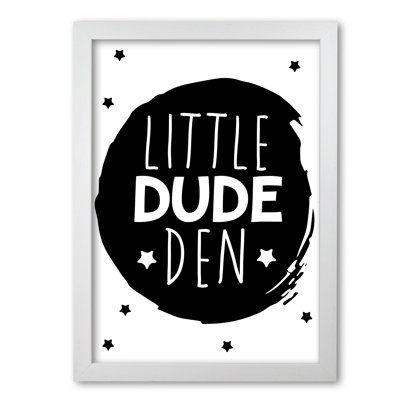 Little Dude Den Circle - Print
