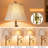62" Rustic Farmhouse Tree Trunk Floor Lamp with Woven Night Light, 4-Way Rotary Switch for Living Room Bedroom Study, Bulbs Included