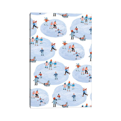 «Snowy Village Collection E» par Melissa Wang - peinture sur toile tendue