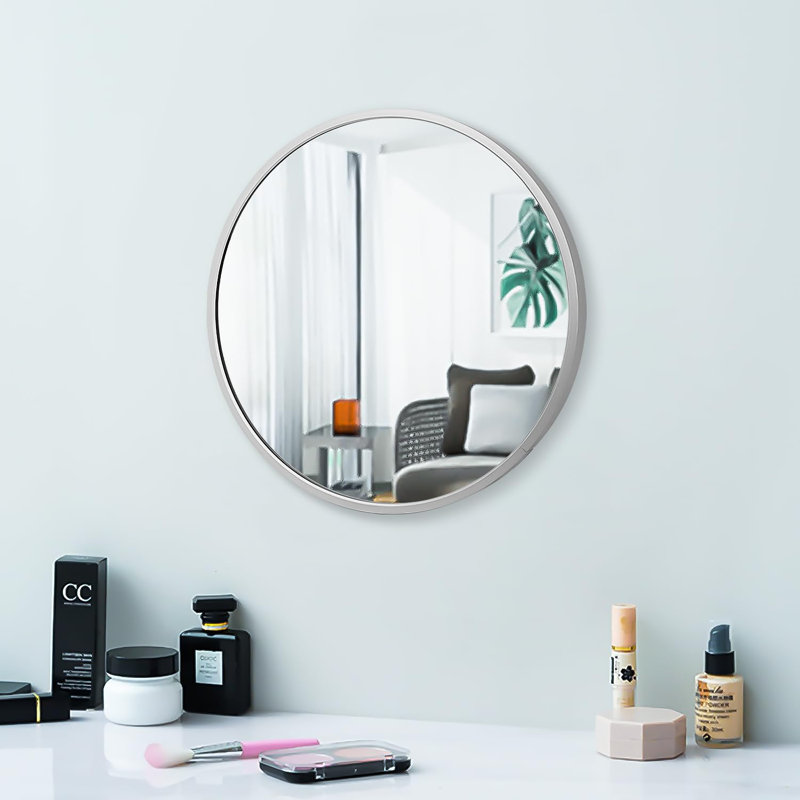Iron Round Wall Mirror