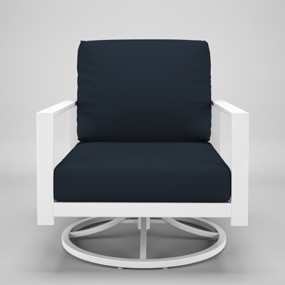 Townsend Metal Outdoor Chair With Sunbrella Cushion by Birch Lane