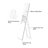 Modern Minimalist Oak Wall-Mounted And Freestanding Full-Length Mirror-2029274368